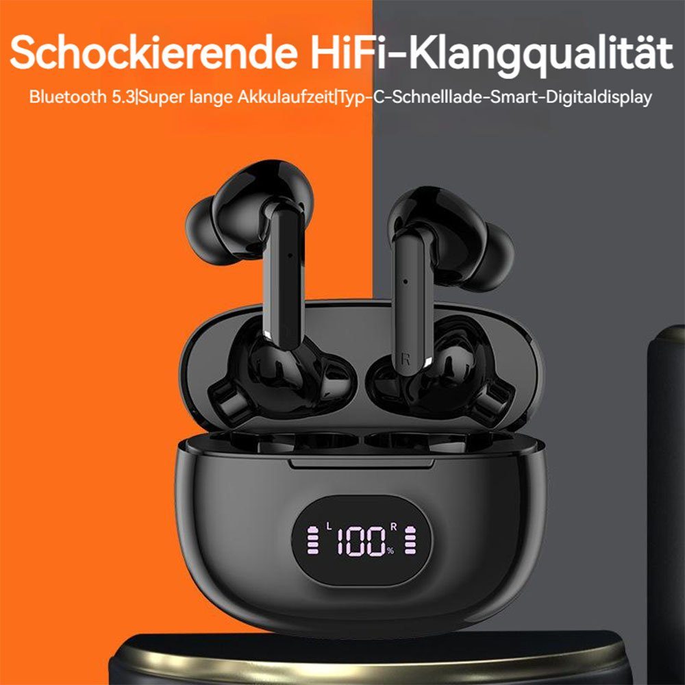 Wireless Bluetooth MOUTEN Bluetooth-Kopfhörer True ENC Geräuschunterdrückung Sportkopfhörer mit