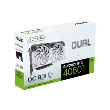 Asus DUAL-RTX4060TI-O8G-WHITE Grafikkarte (8 GB, GDDR6)