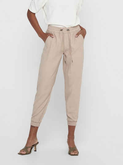 ONLY Stoffhose ONLKELDA-EMERY MW PULL-UP PANTS PNT - 15203946 4245 in Beige