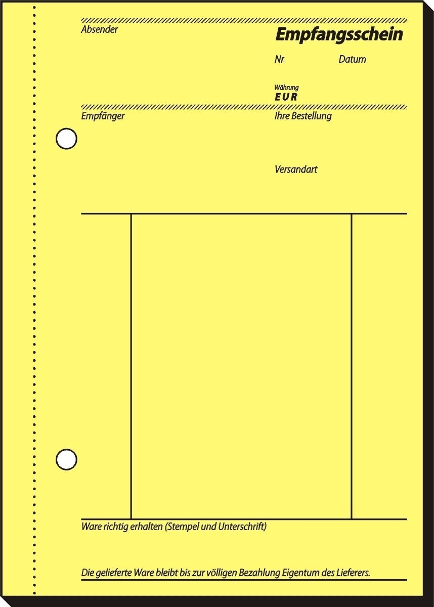 Formularblock Formularbuch Lieferschein A6 selbstdurchschreibend VE=2x40 Blatt