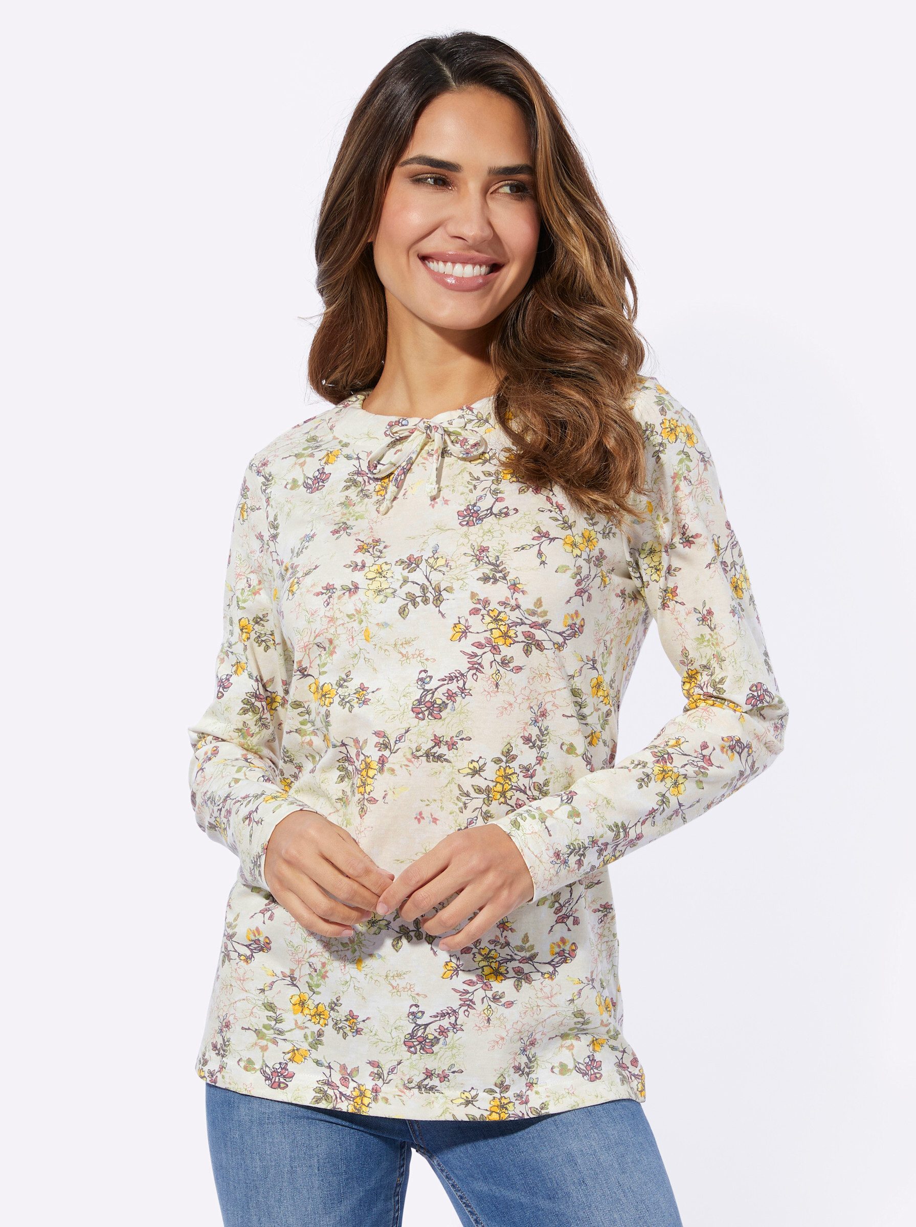 Sieh an! T-Shirt Langarmshirt . günstig online kaufen