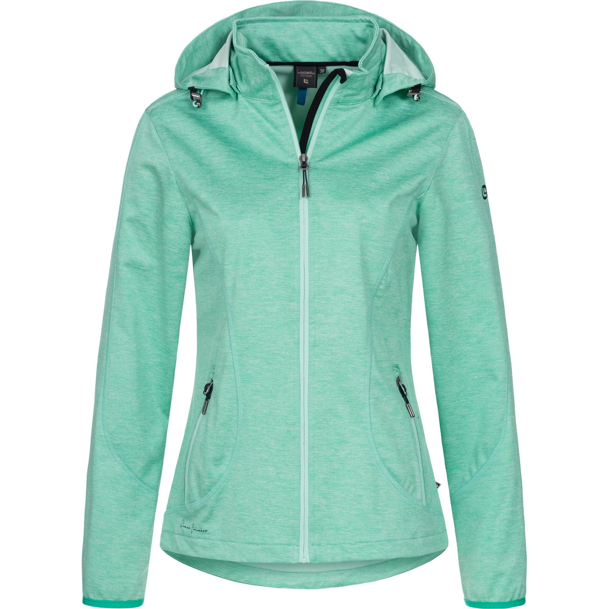 abnehmbarer PEAK CS Active mit DEPROC JOSEPHIN NEW Softshelljacke WOMEN Kapuze