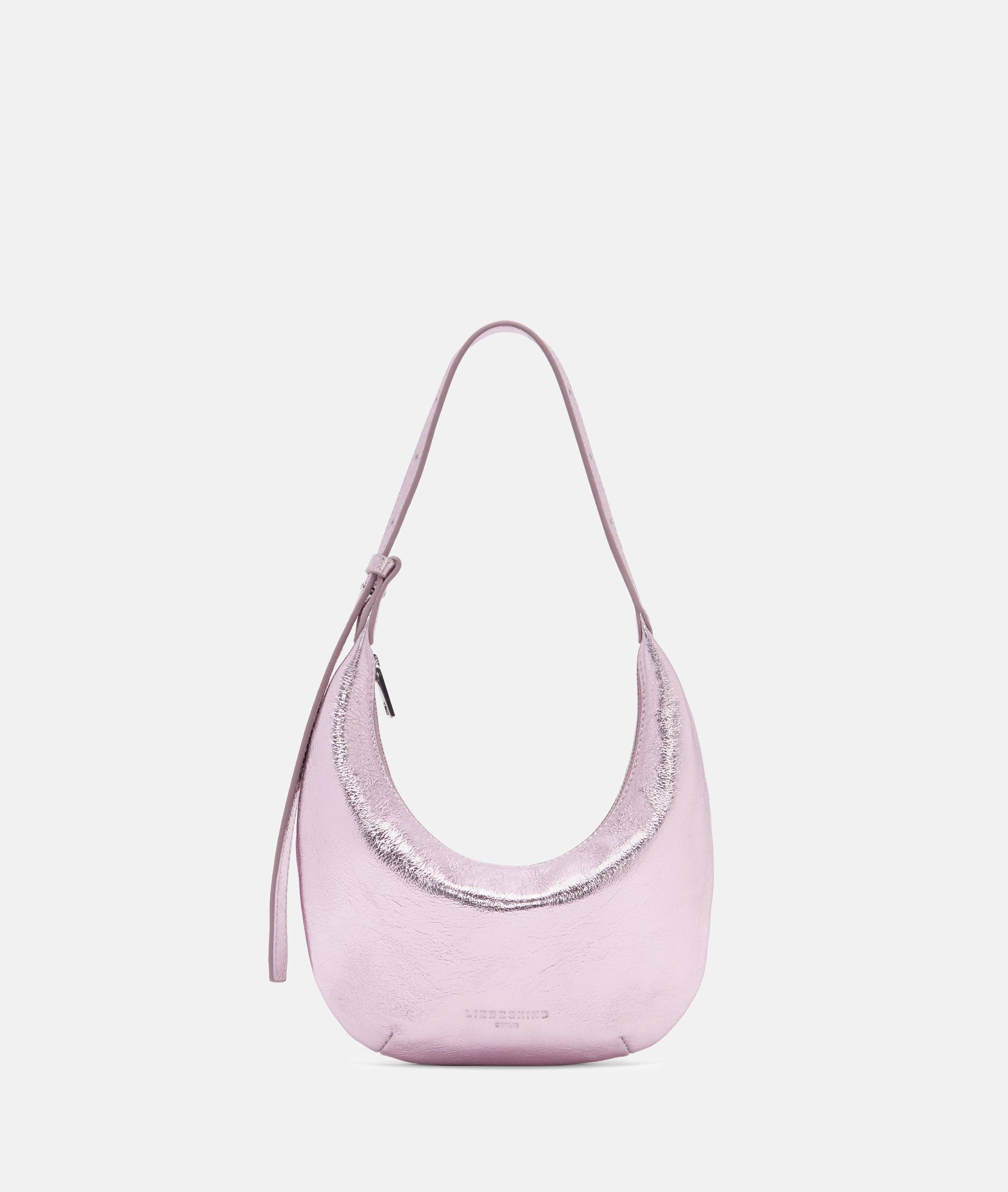 Liebeskind Berlin Schultertasche Hobo, Mini-Bag mit Metallic-Finish