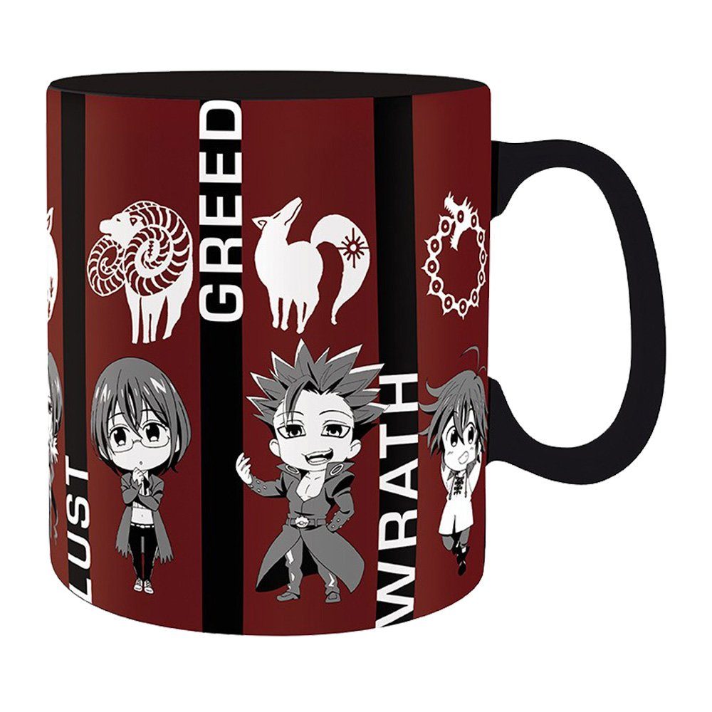 Tasse Sins - Chibi Seven ABYstyle Deadly The Size Sins King