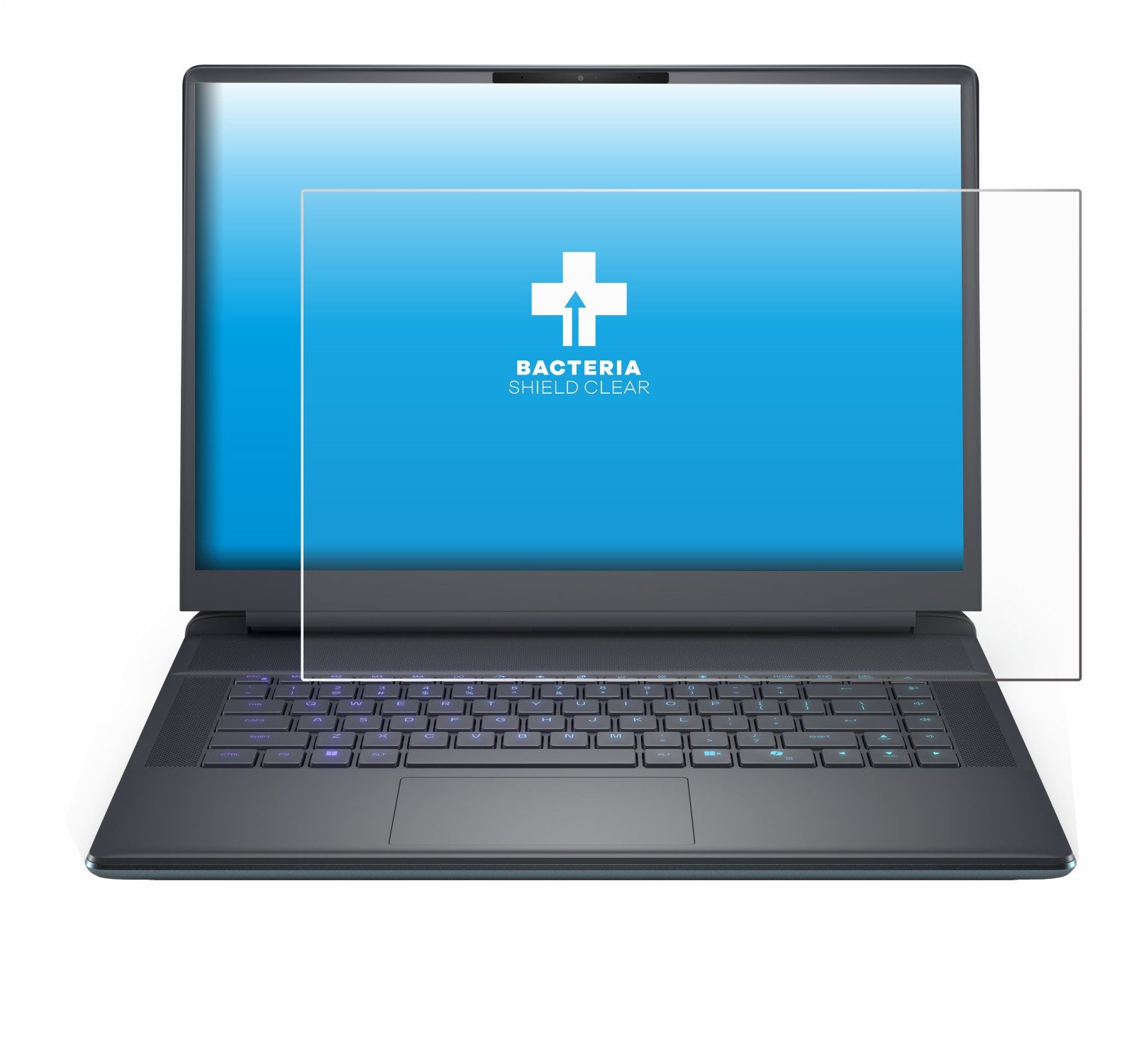 upscreen Displayschutzfolie Schutzfolie für Dell Alienware 16 Area-51, Displayschutz Schutz Folie Klar antibakteriell