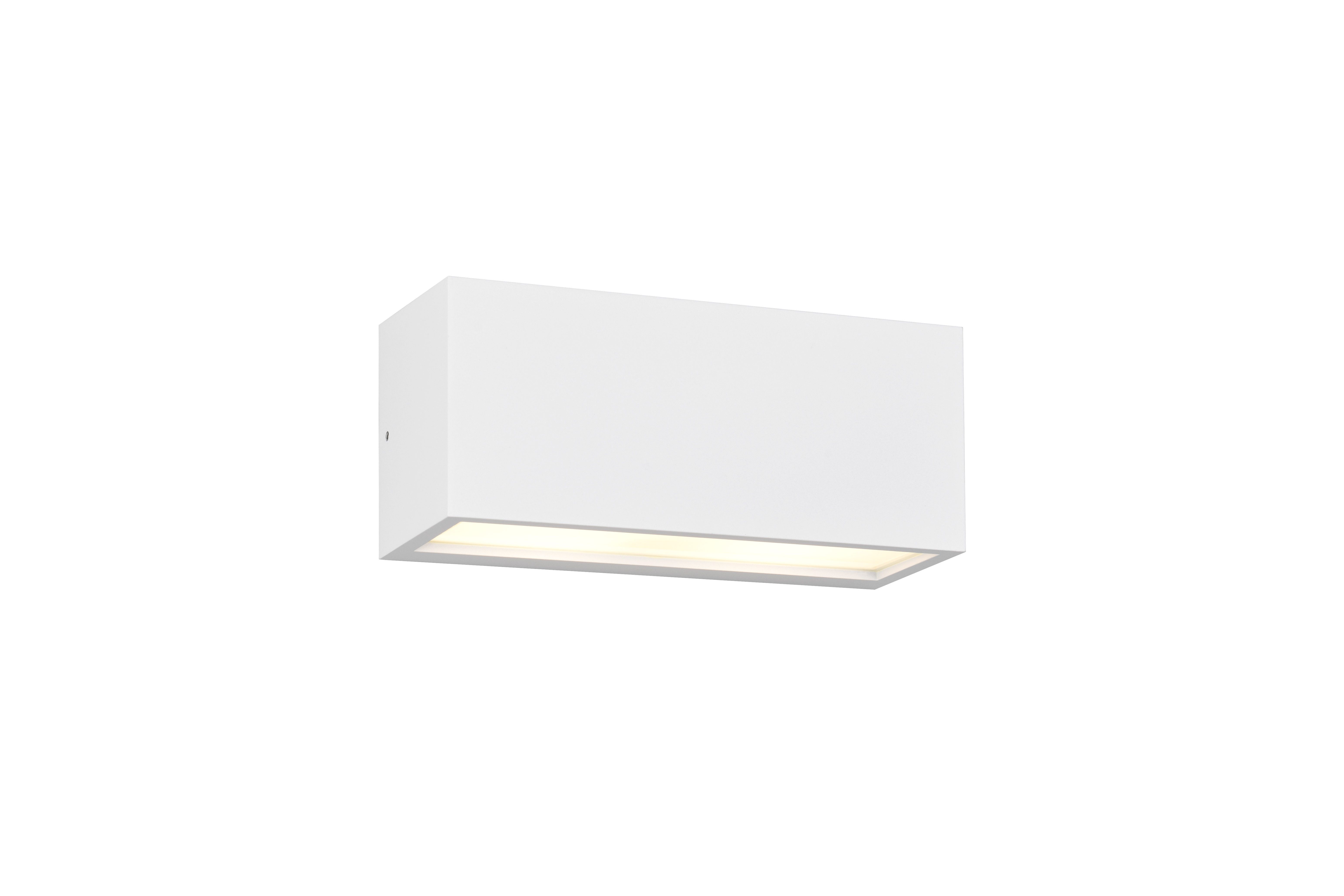 lightling Außen-Wandleuchte Marcel, ohne Leuchtmittel, Up and down Beleuchtung, Wandmontage, IP44 Outdoor, Weiß Matt