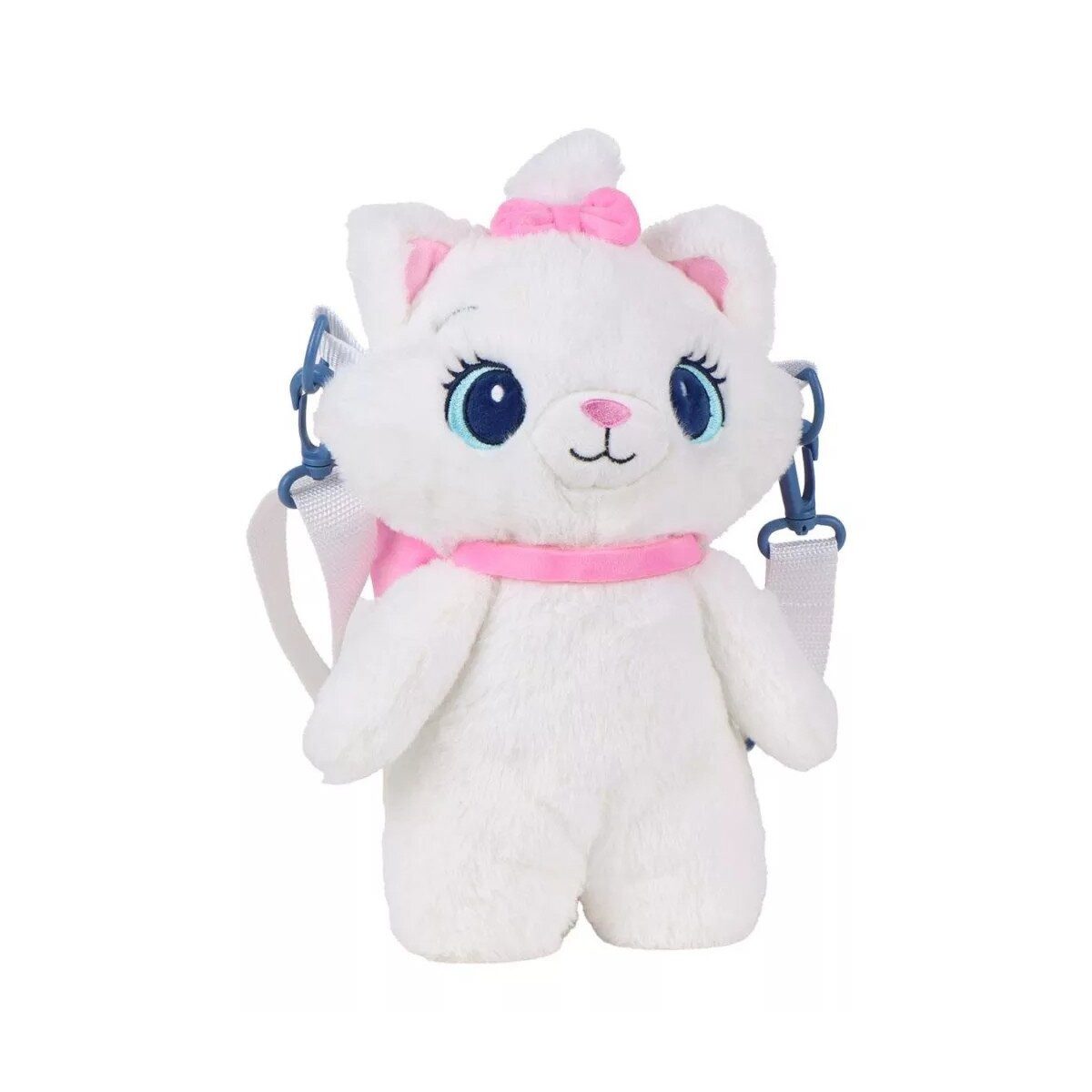 Kinderrucksack Disney Marie White Plüschrucksack, Tasche 28 cm