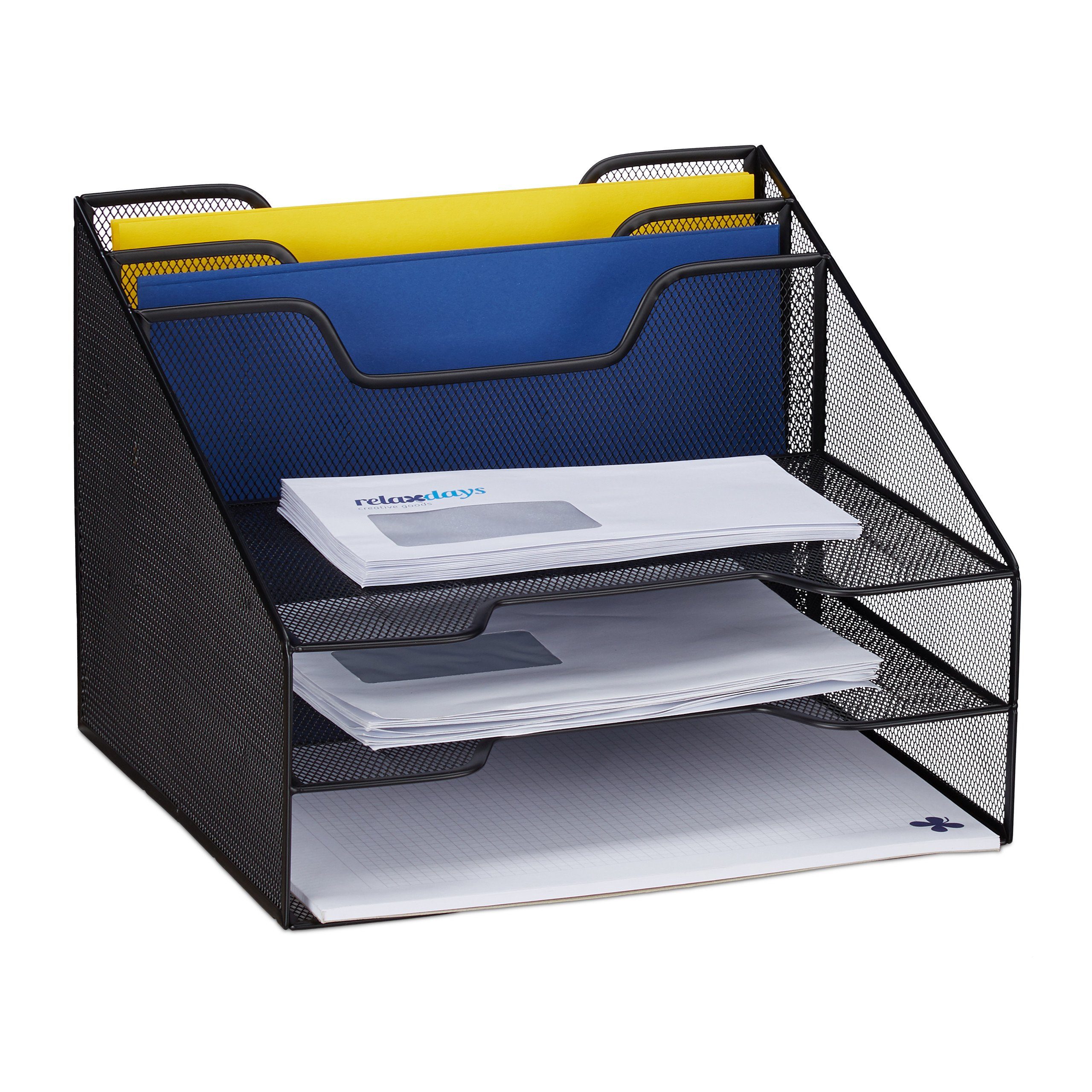 Organizer Dokumentenablage Metall 5 Fächer
