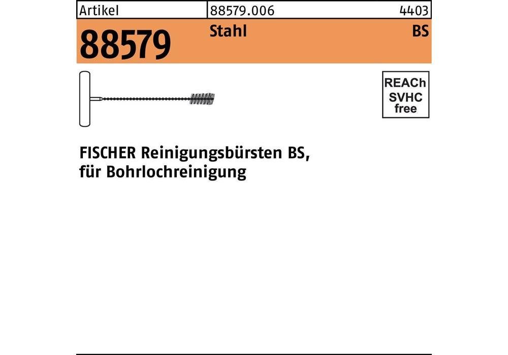 Fischer Drahtbürste Reinigungsbürste 88579 Stahl 10 R FHB-BS