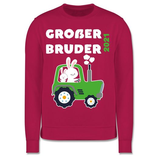 Shirtracer Sweatshirt »Großer Bruder 2021 Traktor Hasen Kinder Premium Pullover« online kaufen