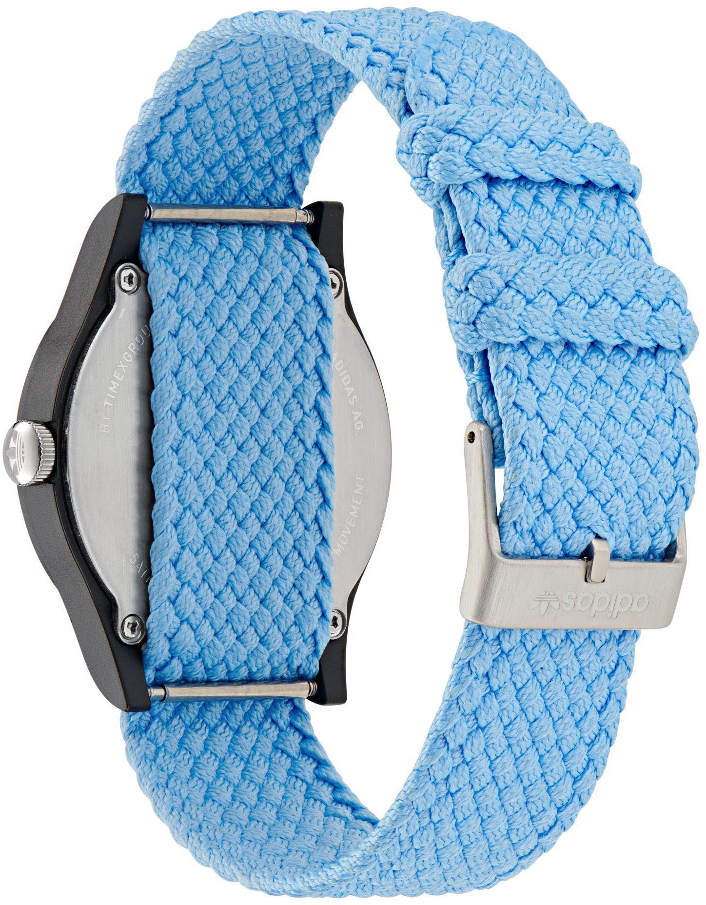 adidas Originals Quarzuhr GAME ONE AOSY250282I, Armbanduhr, Herrenuhr, Damenuhr,Nylonarmband,wasserabweisend bis 5 bar