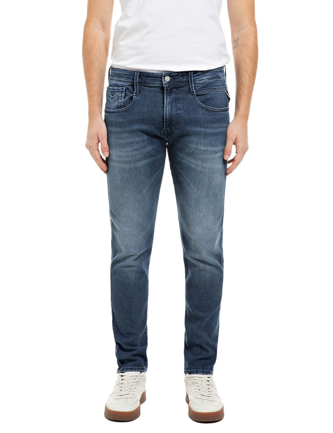 Replay Slim-fit-Jeans ANBASS mit Stretch