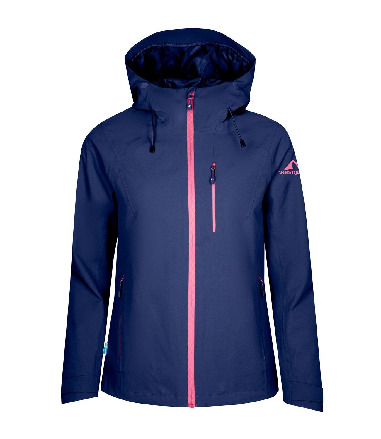 Westfjord Keilir Funktionsjacke Marineblau/Magenta