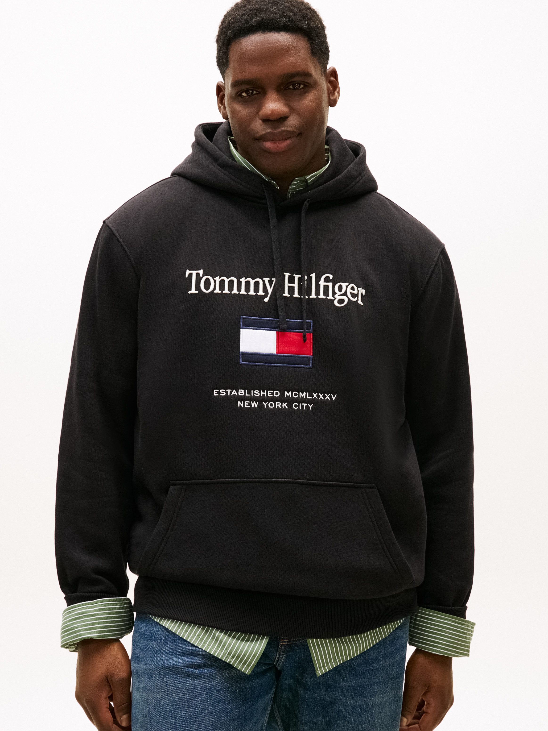 Tommy Hilfiger Big & Tall Hoodie BT-TOMMY EMBRO FLAG Große Größen