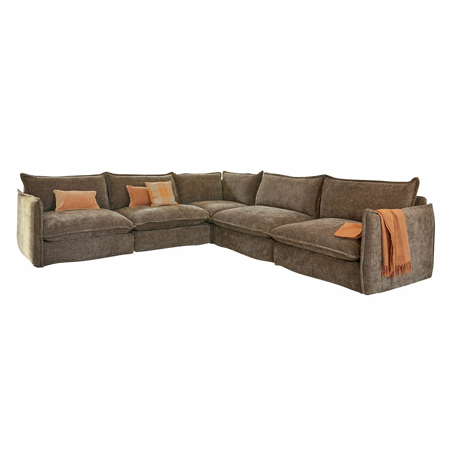 Mirabeau Sofa Sofa Illingworth dunkelbraun