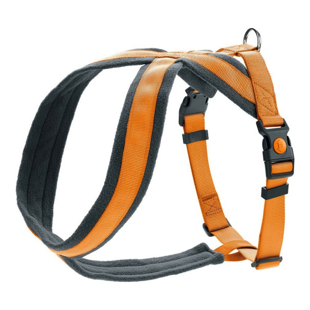 Hunter Hunde-Geschirr Hundegeschirr London Comfort 73-100 cm Orange Größe L