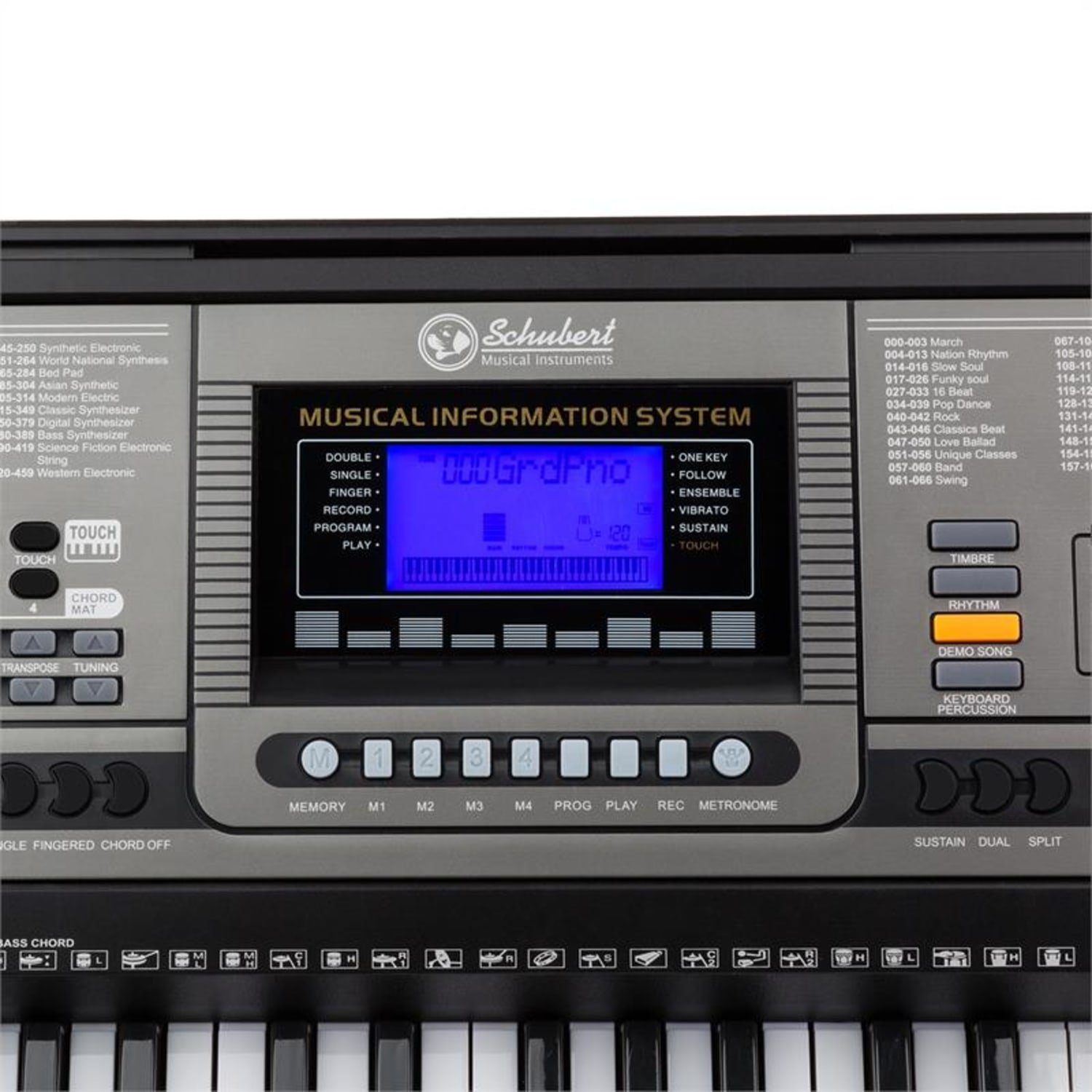 Schubert Entertainer-Keyboard Etude 450 Keyboard
