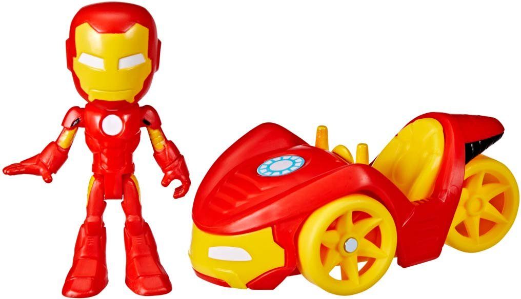Hasbro Spielzeug-Auto »Marvel Spidey and His Amazing Friends, Iron Man und  Iron Racer« online kaufen | OTTO