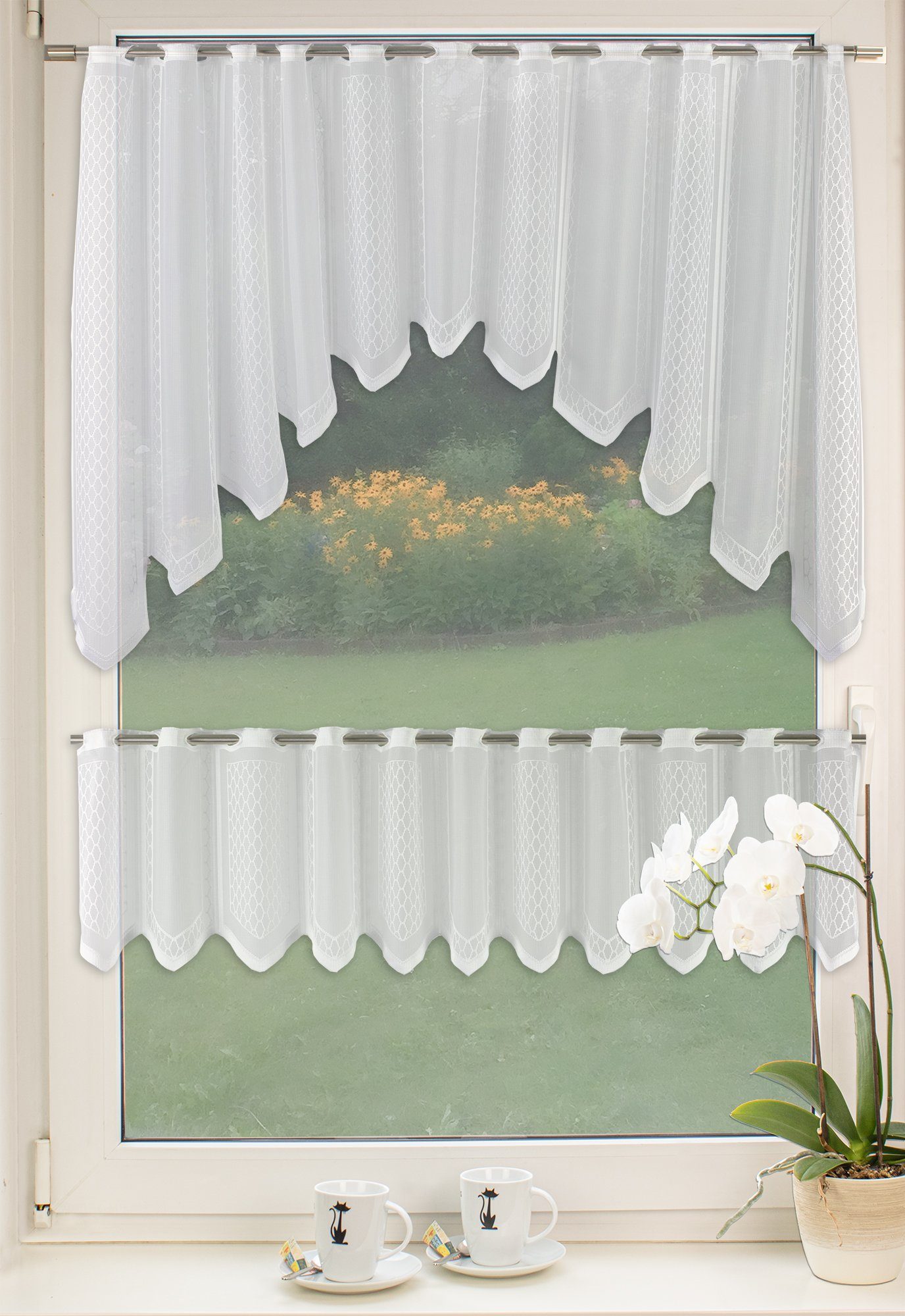 EXPERIENCE Scheibengardine Bistrogardinen Set Scheibengardine Küchengardine günstig online kaufen