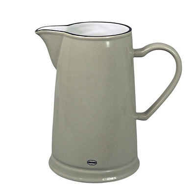 Capventure Kanne »Cabanaz - Kurg Krüge Keramik 1,6l Kanne Wasserkrug Vase Retro Farbe: grau (1201653)«
