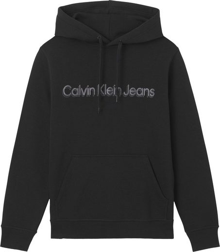 Calvin Klein Jeans Kapuzensweatshirt »MONOCHROME INSTITUTIONAL HOODIE,«