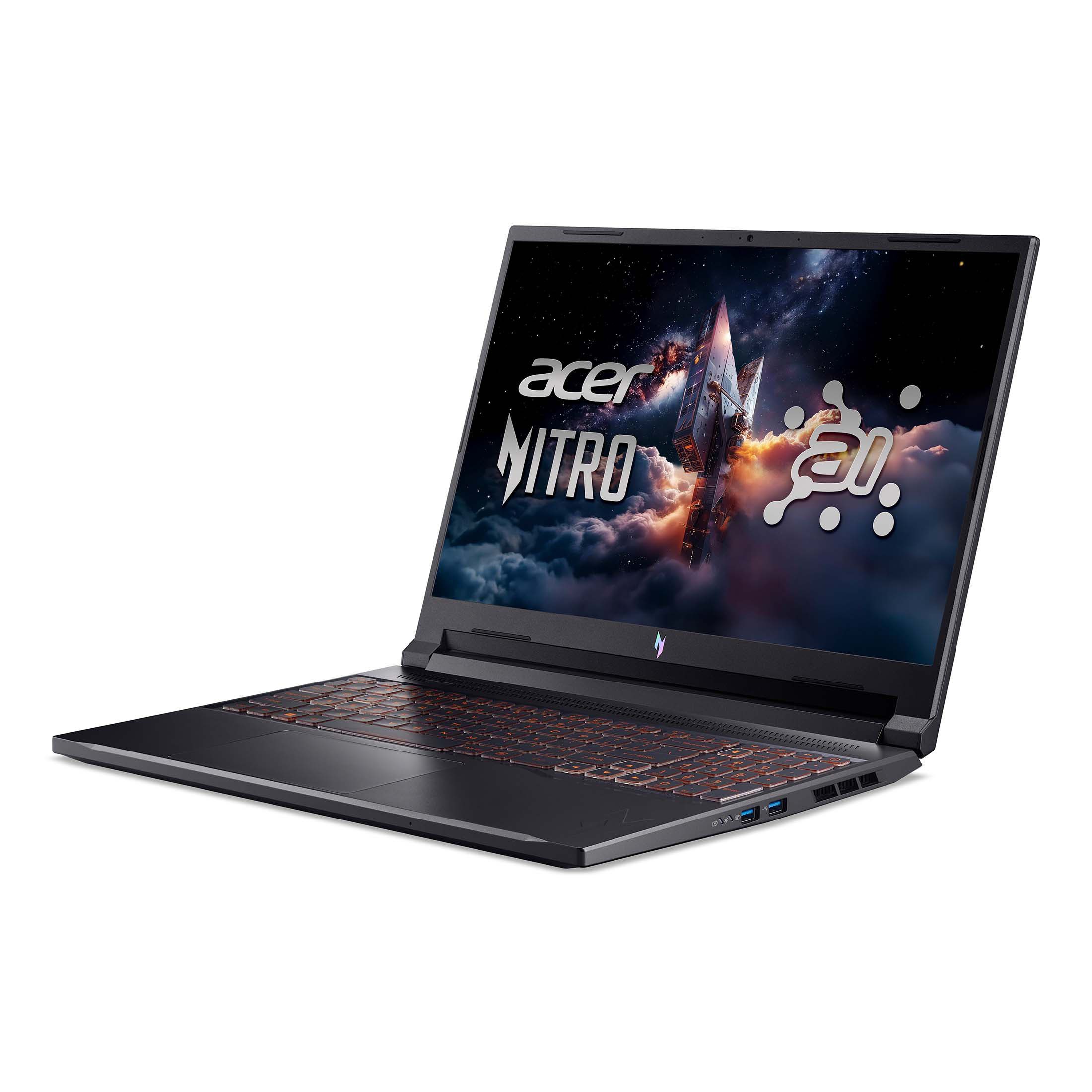 Acer Nitro V16 AI - 16" WUXGA - AMD Ryzen 7 260 - GeForce RTX 5070 Gaming-Notebook (40,64 cm/16 Zoll, AMD Ryzen™ 7 260, GeForce RTX™ 5070, 128 GB, 250 GB SSD)