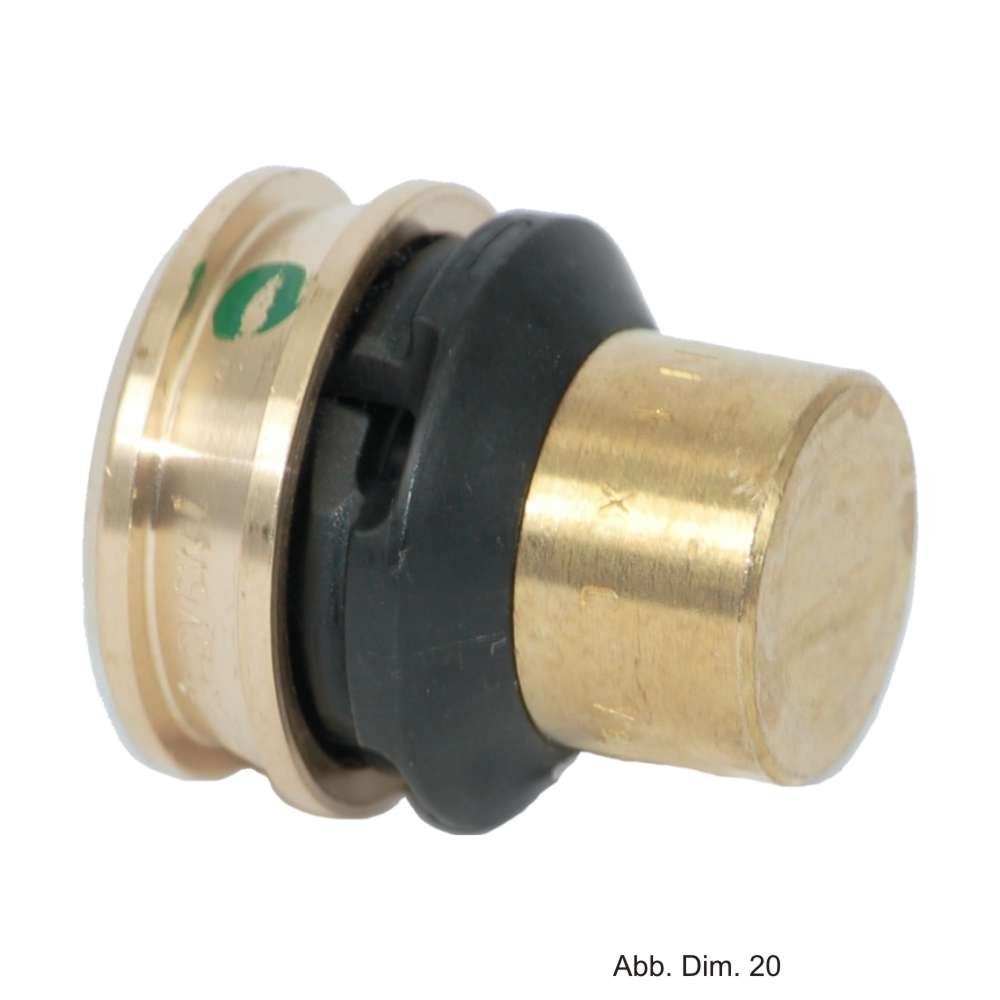 Viega Wasserrohr Viega Raxofix Verschlussstück aus Messing, 16 mm, Modell 5356