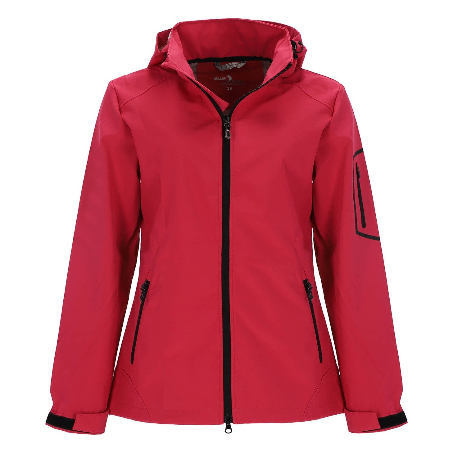 RennerXXL Funktionsjacke Blue Wave Louisa Leichte Damen Softshelljacke Leichte Damen Softshelljacke für Übergangszeit in großen Größen
