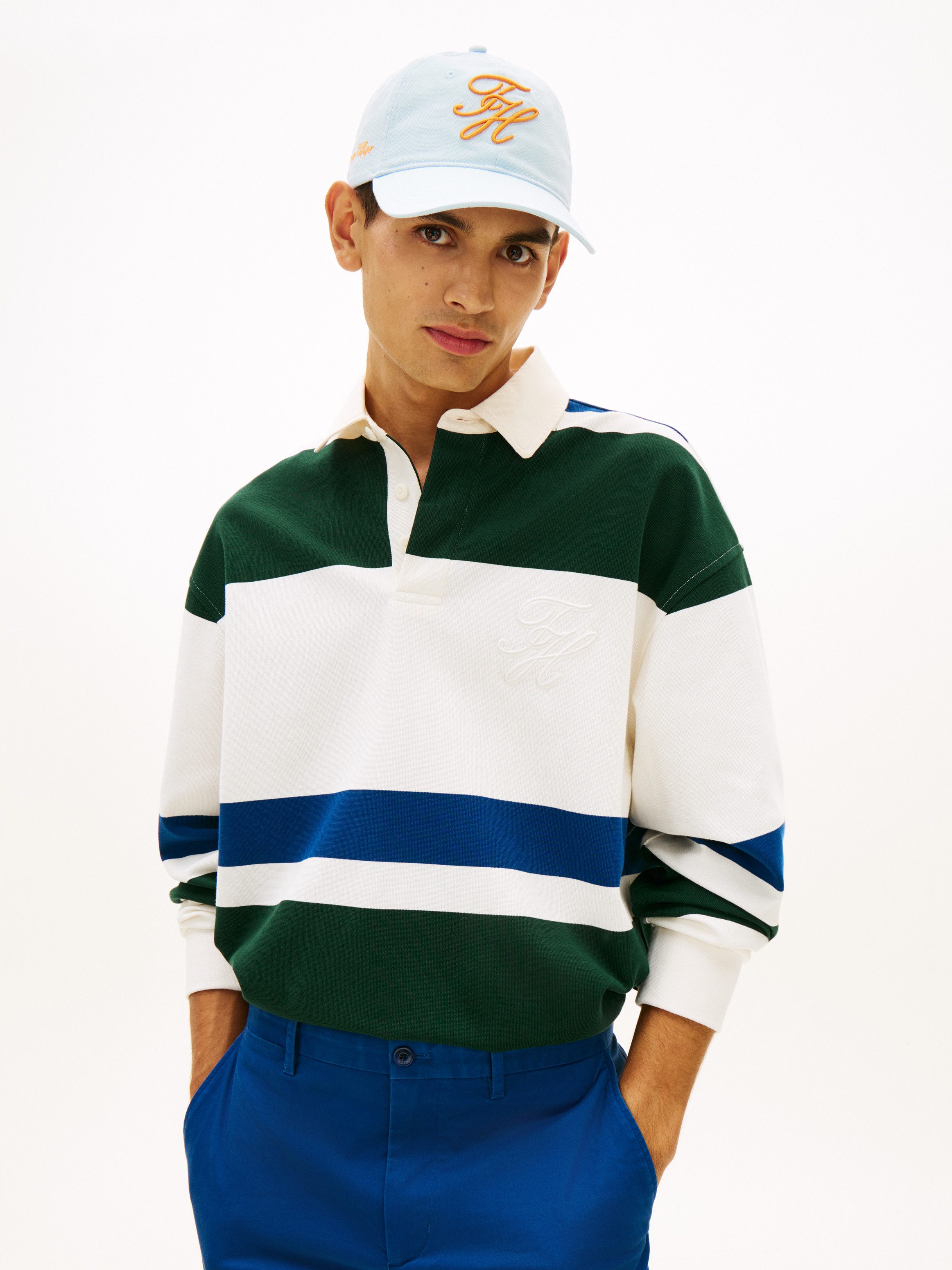Tommy Hilfiger Baseball Cap TH SCRIPT SOFT 6 PANEL mit Logo-Stickerei, Umfang 58 cm