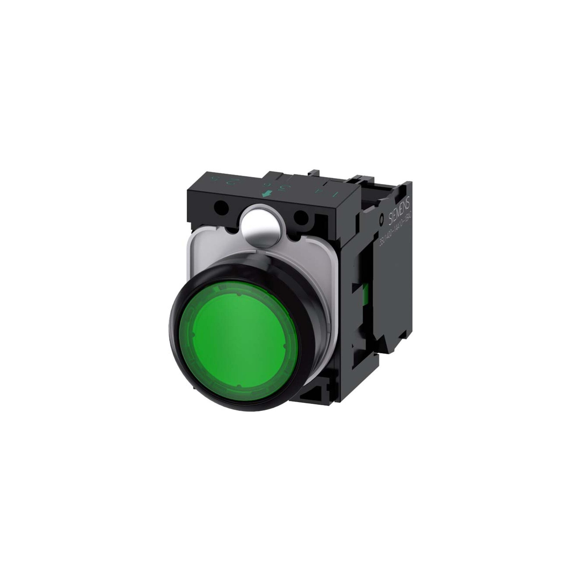 SIEMENS Siemens Indus.Sector Drucktaster 1S, 24VAC/DC 3SU1102-0AB40-1BA0 Wandtaster