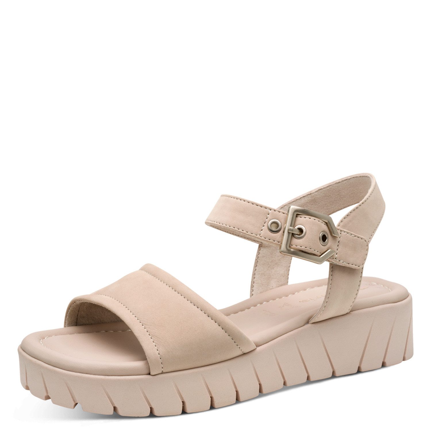 Tamaris Riemchensandale Sommerschuh, Sandalette mit markantem Plateau