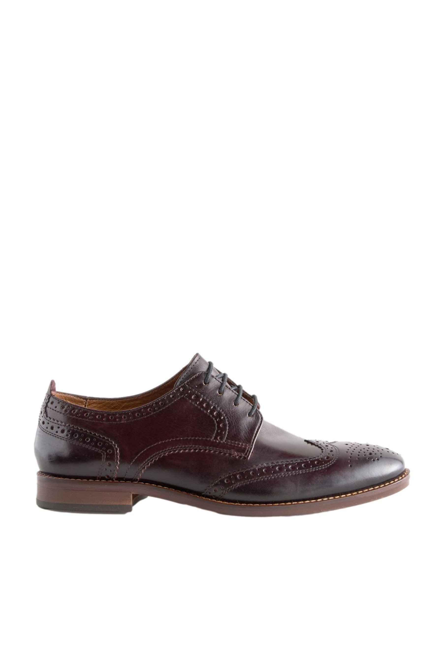 Next Brogues aus Leder mit Kontrastsohle Budapester (1-tlg)