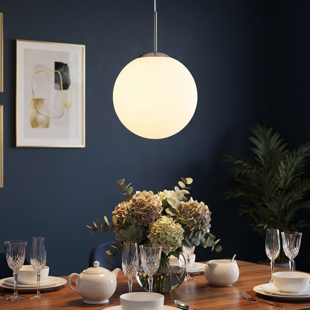 GLOBO LIGHTING Pendelleuchte, Leuchtmittel nicht inklusive, Kugelleuchte Pendellampe Hängeleuchte Pendelleuchte