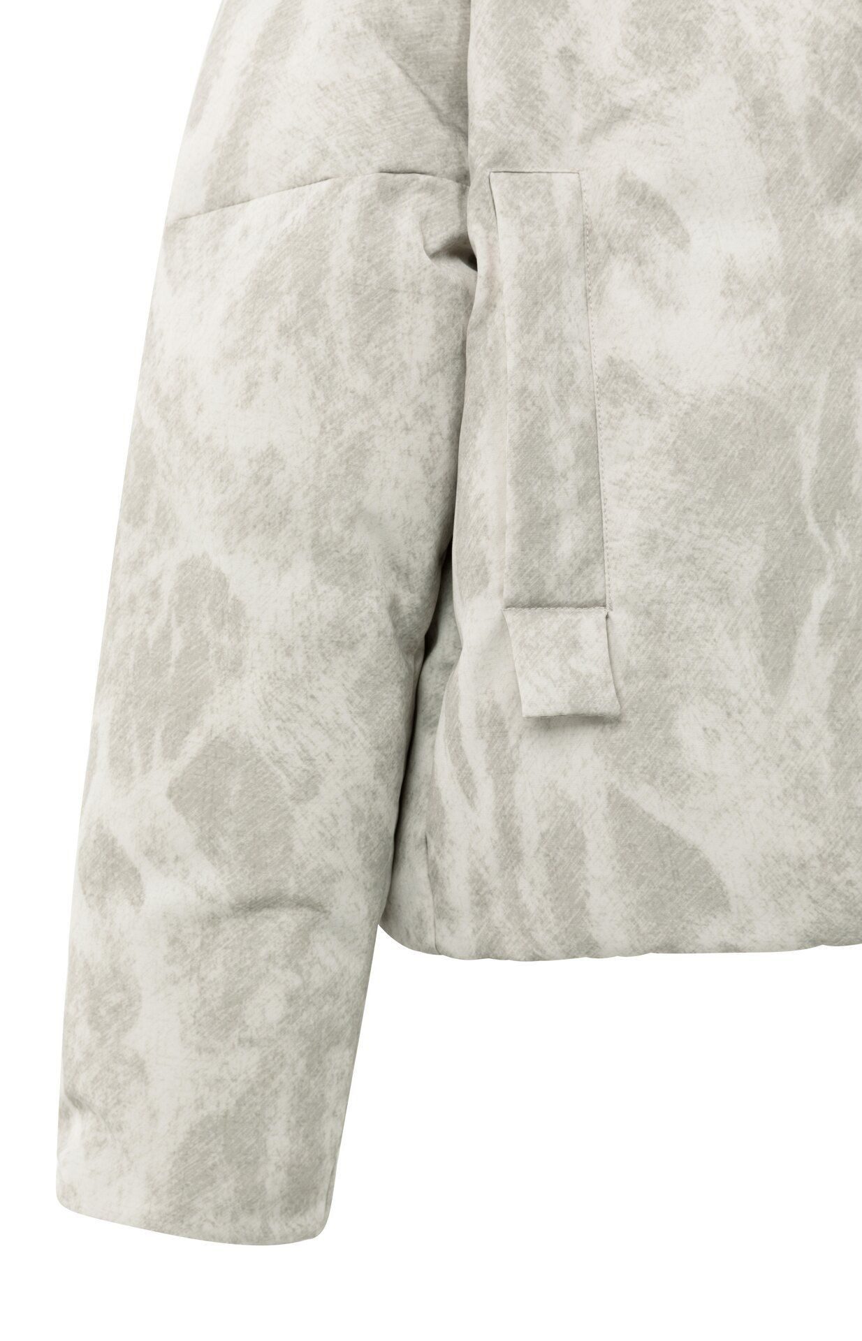 YAYA Outdoorjacke Gepolsterte Jacke mit Muster