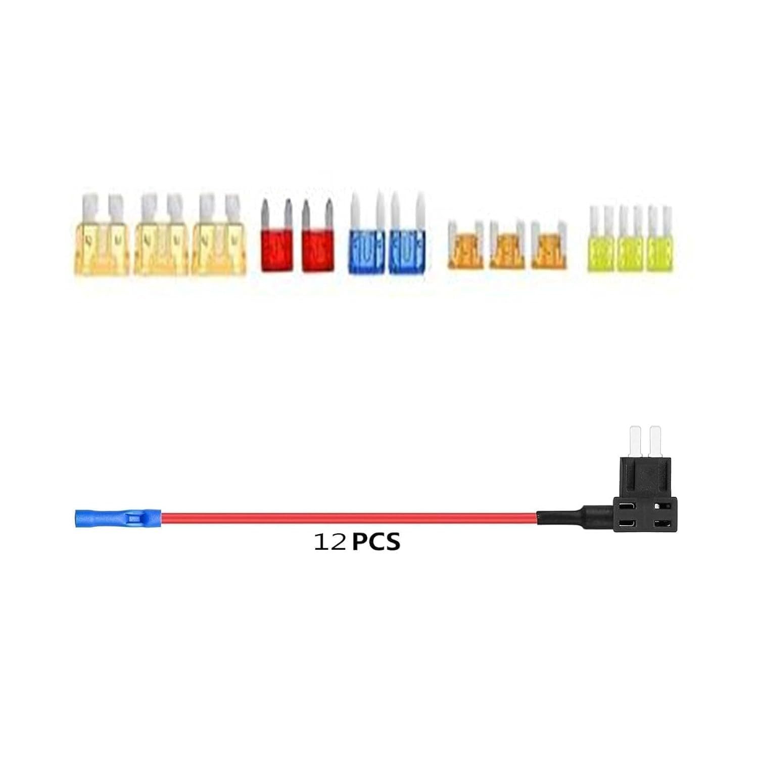 FELIXLEO Sicherungshalter Stromdieb Kfz Sicherung Mini Mikro2 4 Typen Auto, (25-St)