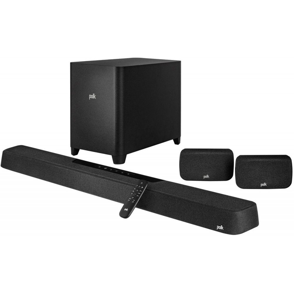 Polk (Bluetooth, Magnifi (Ethernet), SR Wireless-Surround-Lautsprechern und WLAN, Surround-Lautsprecher AX Kabellose Heimkinosystem LAN Max Subwoofer),