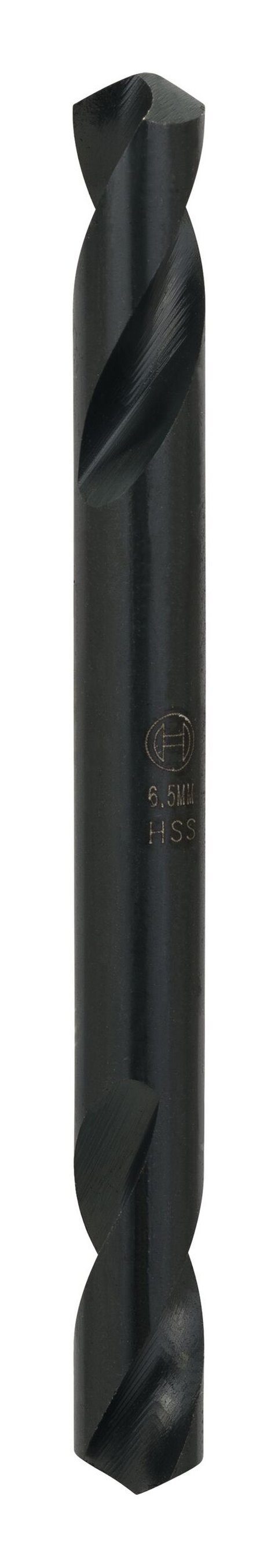 BOSCH Stück), (10 mm 10er-Pack - Metallbohrer, - 6,5 70 22 Doppelendbohrer HSS-G x x