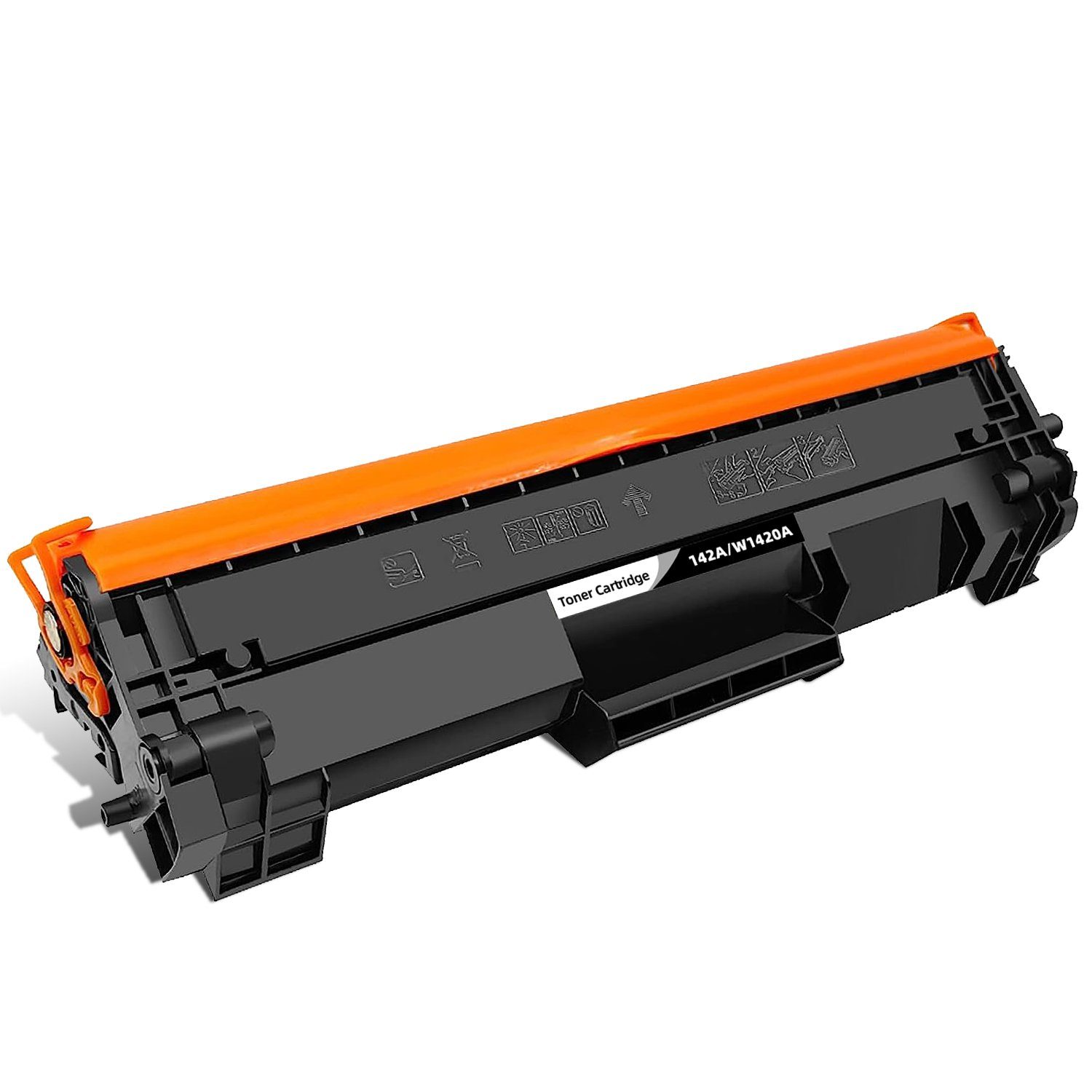 faedra Tonerkartusche HP 142A Toner für HP LaserJet M110we M110w MFP M140we MFP M140w, (Packung, Druckleistung bis ca. 950 Seiten), Kompatibel HP 142A W1420A Schwarz Toner Kartusche, MIT Chip