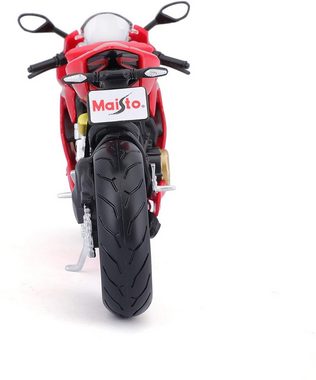 Maisto® Modellmotorrad Modellmotorrad - Ducati 1199 Panigale (rot, Maßstab 1:12), Maßstab 1:12, detailliertes Modell