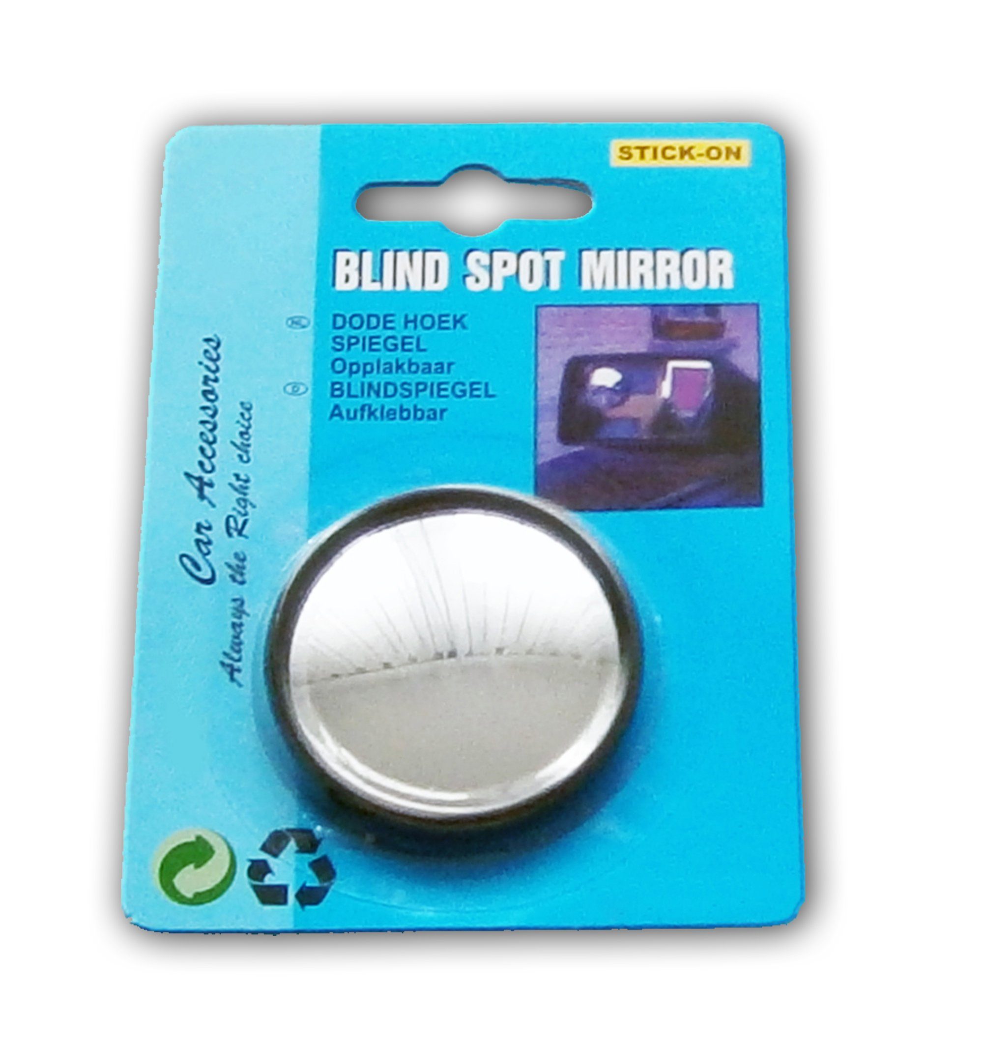 All Ride Spiegel BLINDSPIEGEL rund Toter Winkel Spiegel Weitwinkel Seitenspiegel PKW, LKW Caravan