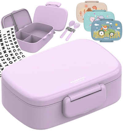BEARFOOT Lunchbox Trendige Bento Box, Vesperbox, Vielseitige und Praktische Snackbox, Ideal für Mädchen und Jungen