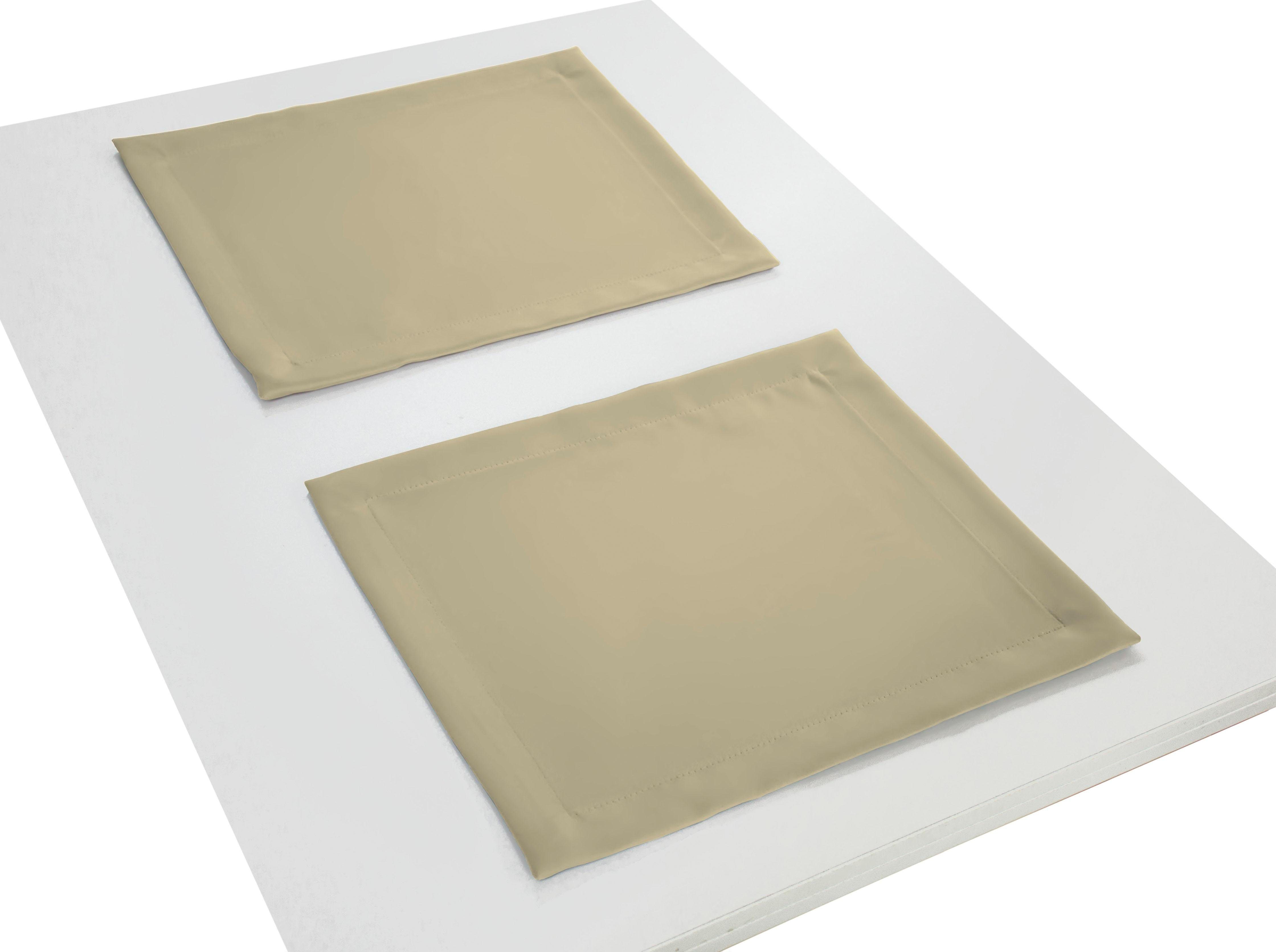 (Packung, Wirth, 4-St) taupe Platzset, NEWBURY,