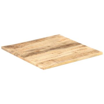 vidaXL Tischplatte Tischplatte Massivholz Mango 25-27 mm 70x70 cm (1 St)