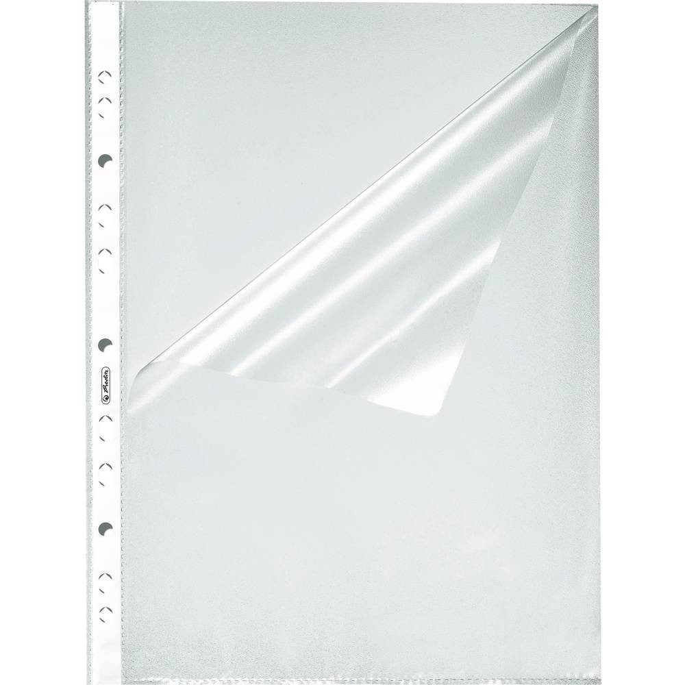 Herlitz Prospekthülle Prospekthülle A4 PP Standard 100St genarbt oben + se 10840098