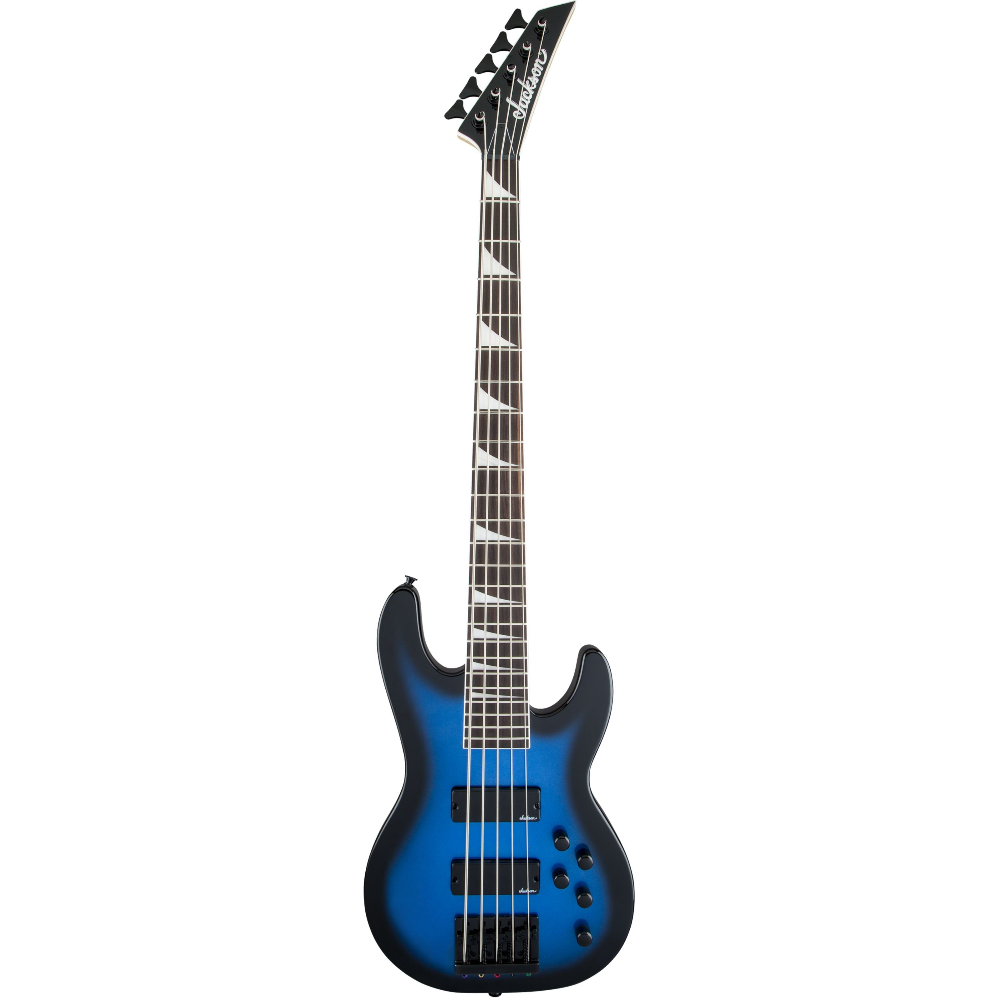 Jackson E-Bass, E-Bässe, 5-Saiter E-Bässe, JS Series Concert Bass JS3V AM Metallic Blue Burst - E-Bass