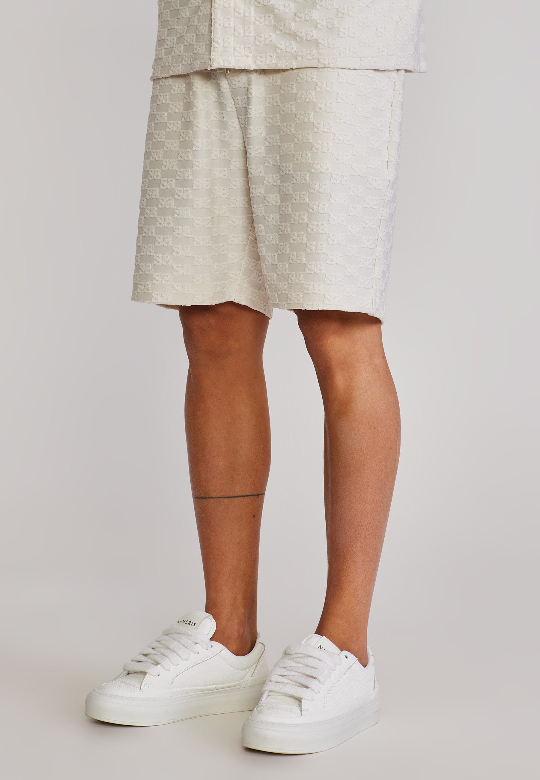 Siksilk Shorts SikSilk Herren Ecru Towelling Shorts