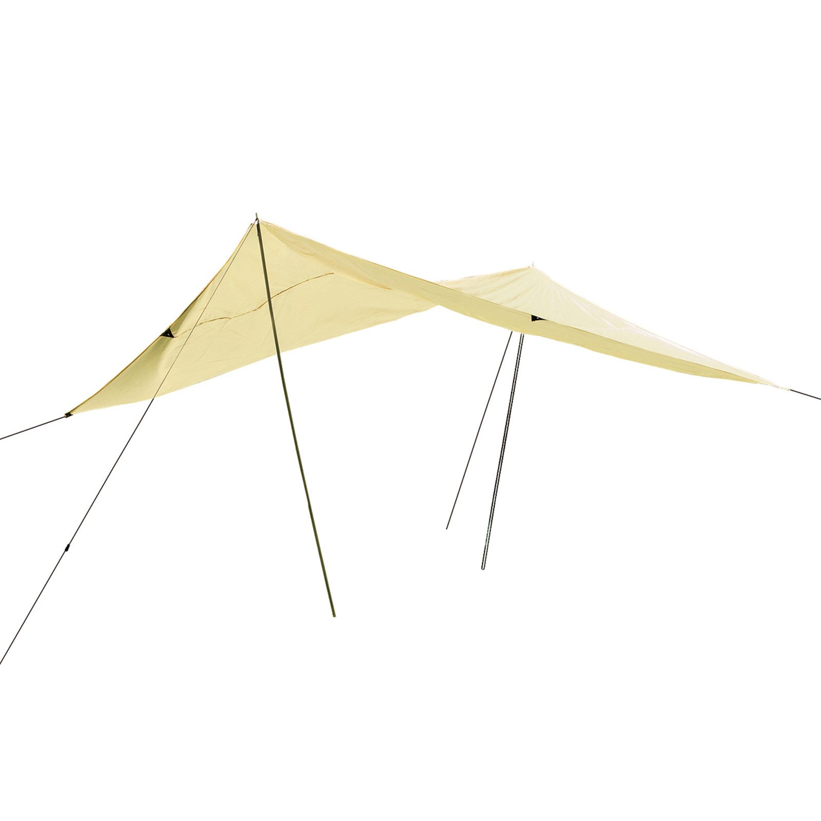 Happy People Sonnensegel Tarp 3 x 4 m Sonnensegel Sonnenschutz, Windschutz Strand Muschel UV-Schutz 30