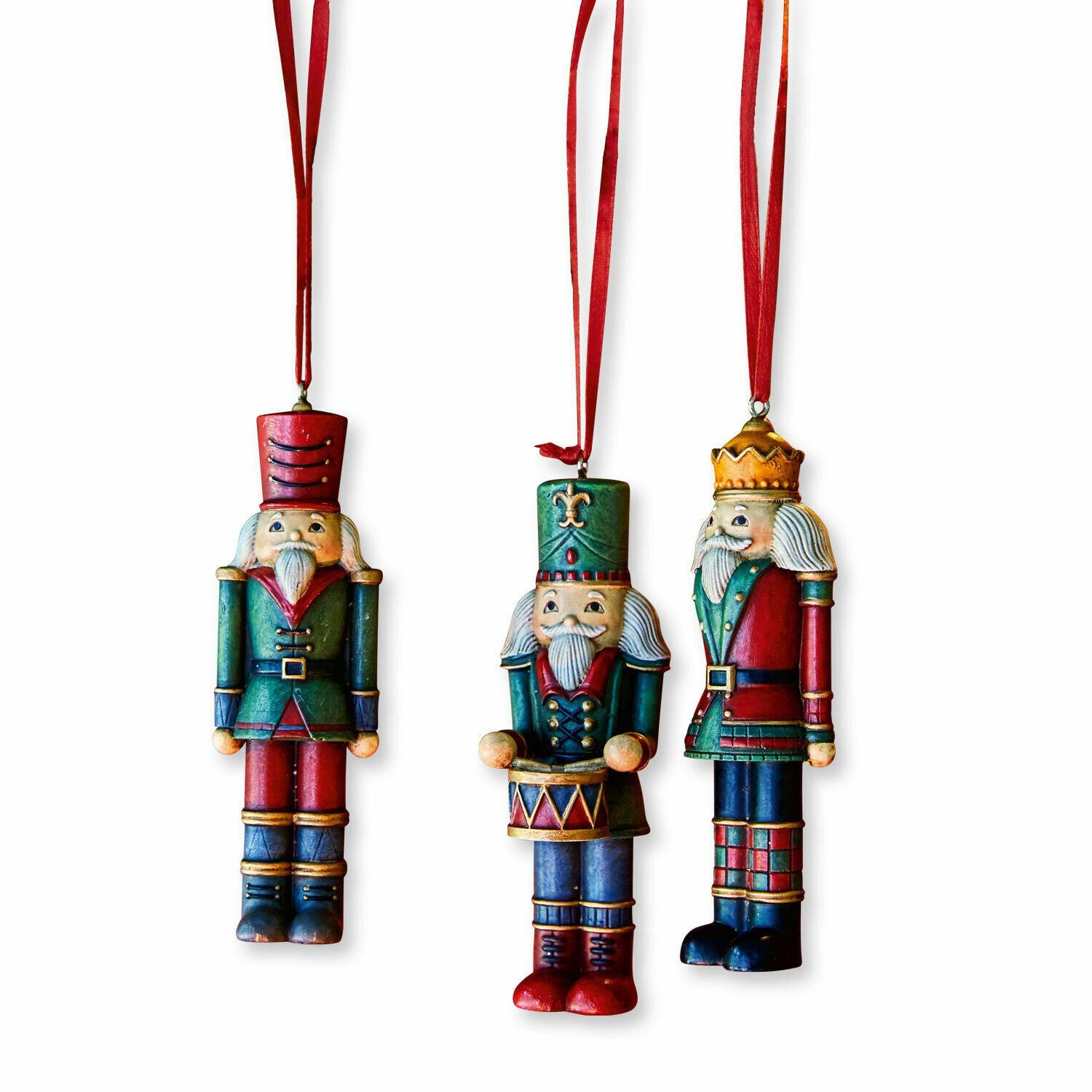 Mirabeau Christbaumschmuck bunt Anhänger Laudat Set 3er (3-tlg)