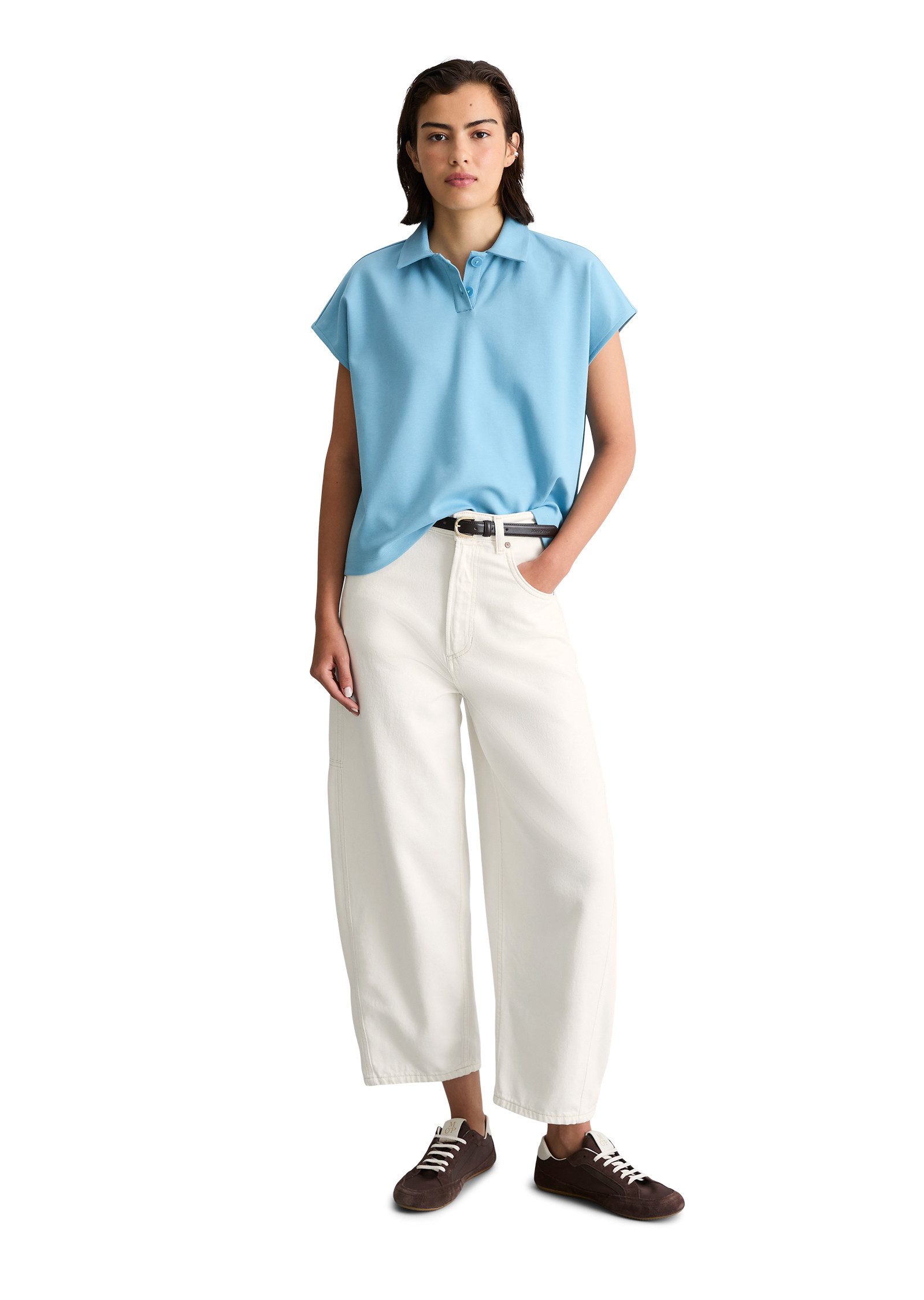 Marc O'Polo DENIM Poloshirt aus Interlock-Jersey – Bild 5 von 5