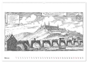 CALVENDO Wandkalender Würzburg in alten Bildern (Premium, hochwertiger DIN A2 Wandkalender 2023, Kunstdruck in Hochglanz)